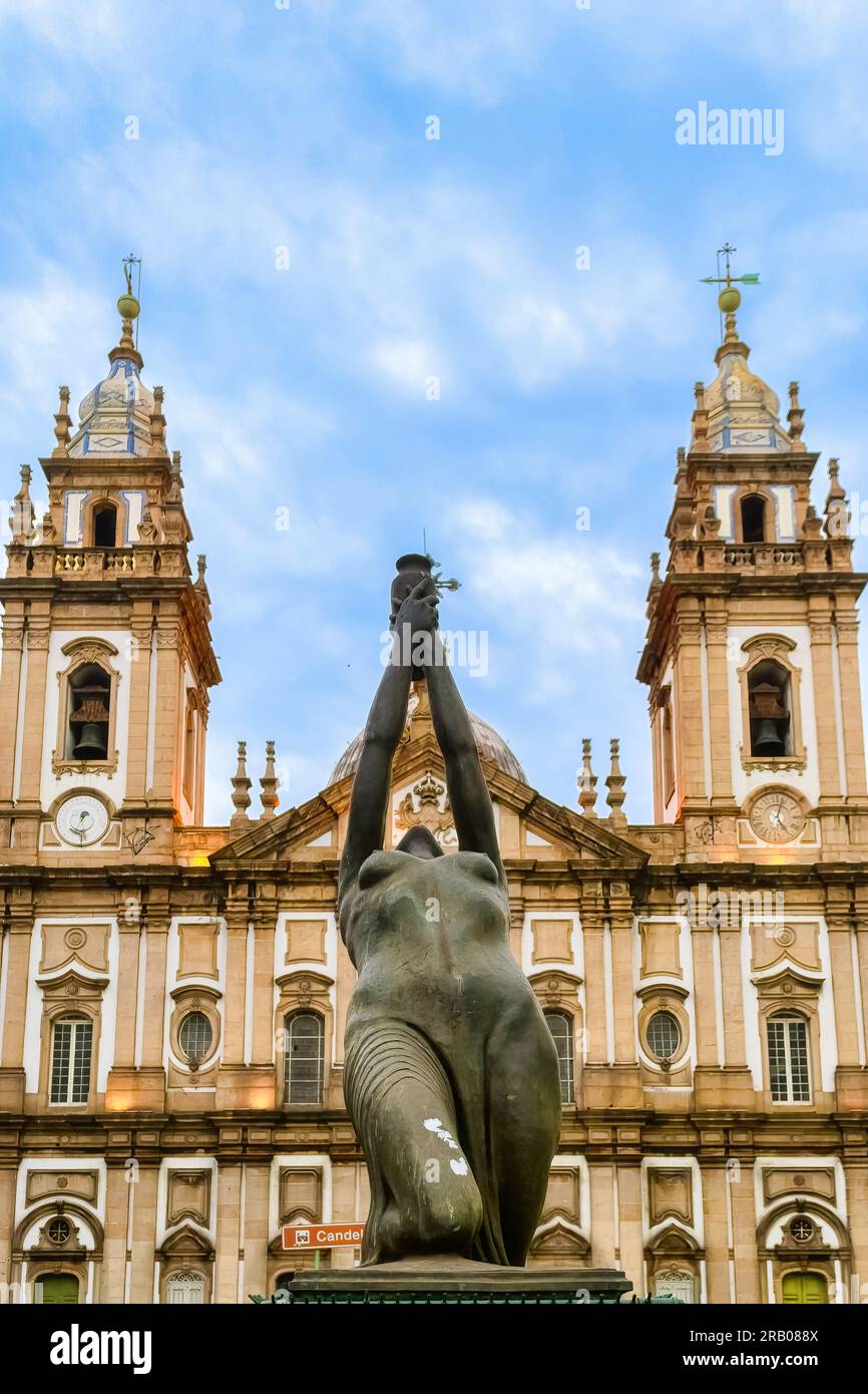 Notre-Dame de Candelaria, Rio de Janeiro, Brésil Banque D'Images