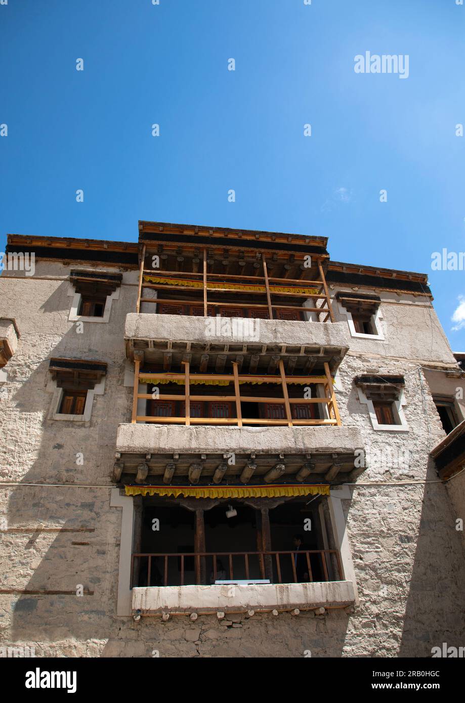 Monastère Namgyal Tsemo, Ladakh, Leh, Inde Banque D'Images