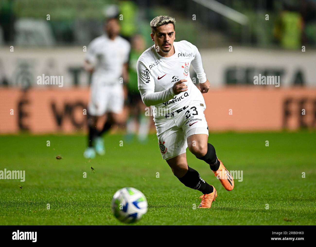 5 juin 2023 : Arena Independencia, Belo Horizonte, Minas Gerais, Brésil ; Copa Brazil football, América Mineiro contre Corinthiens ; Fagner de Corinthiens Banque D'Images