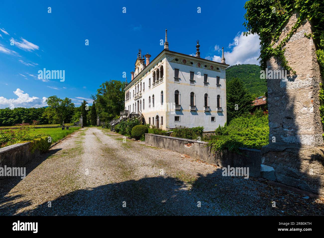 Veneto Villa Pasole Berton Pedavena (BL) Banque D'Images