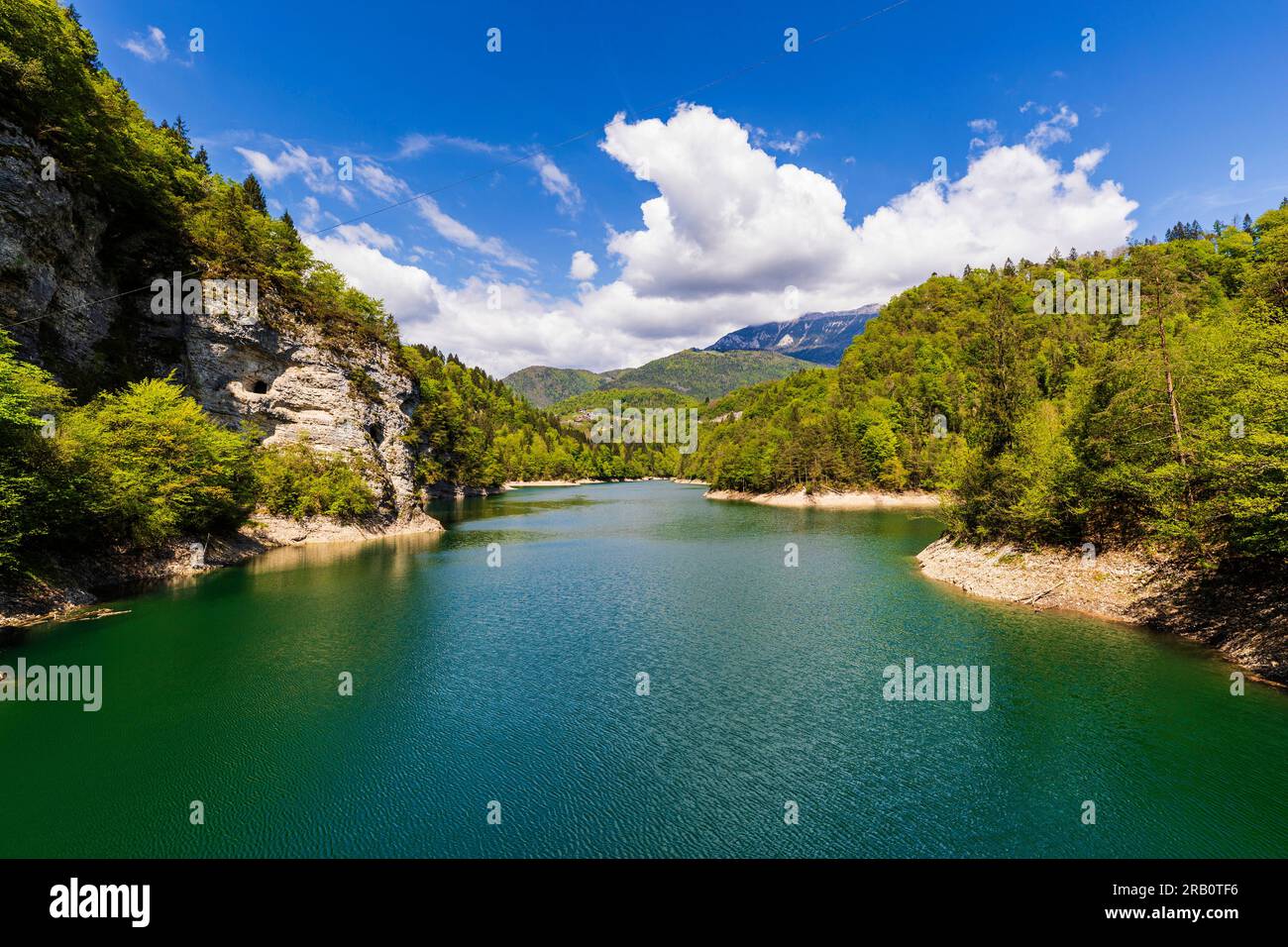 Italie Vénétie ( BL) Lac de Senàiga Banque D'Images