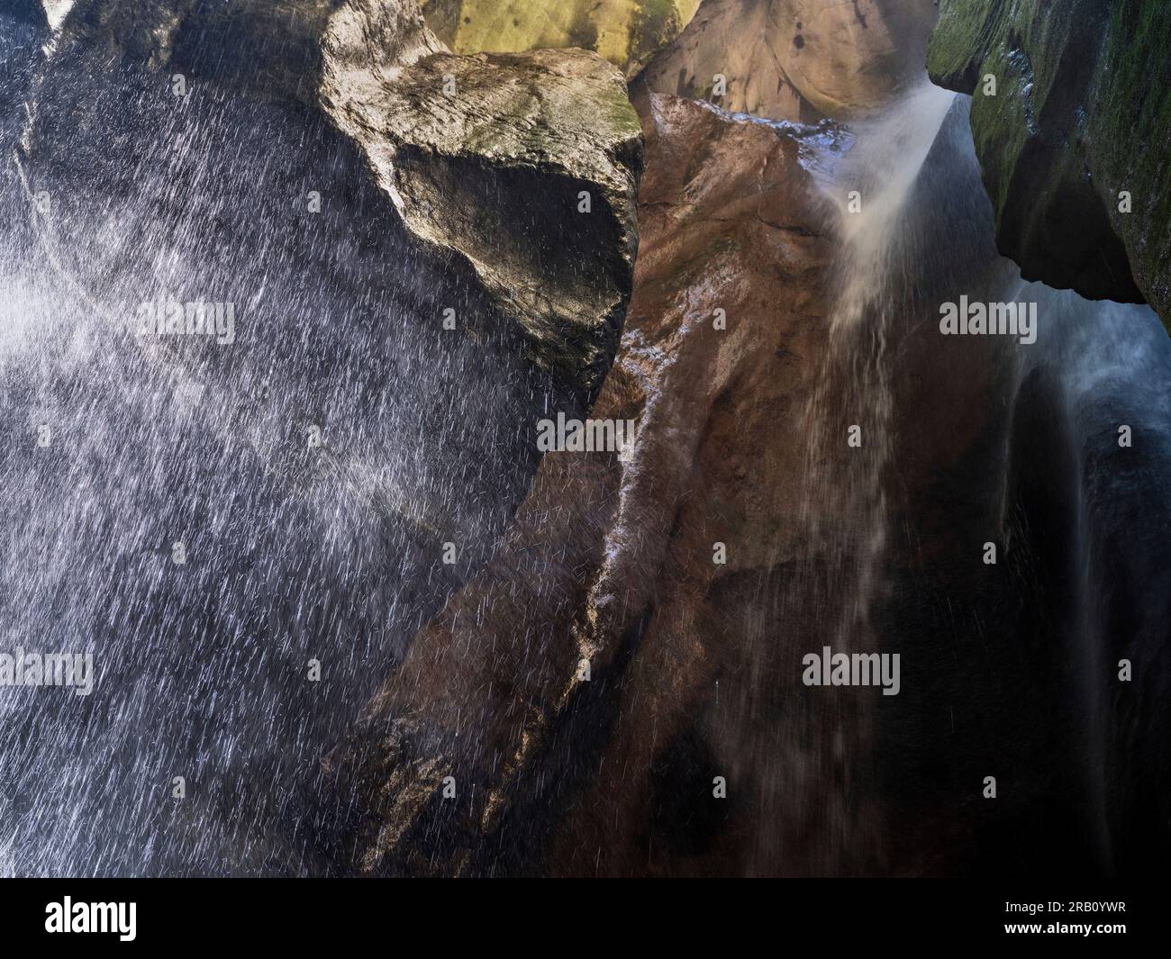 Cascate del Varone. Banque D'Images