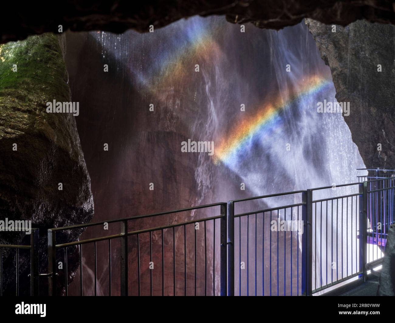 Cascate del Varone. Banque D'Images