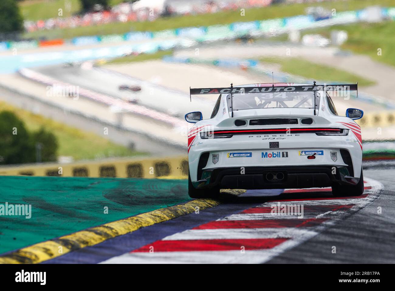 #34 Peter Hegglin (CH, Fach Auto Tech), Porsche Mobil 1 Supercup au Red Bull Ring le 2 juillet 2023 à Spielberg, Autriche. (Photo de HIGH TWO) Banque D'Images
