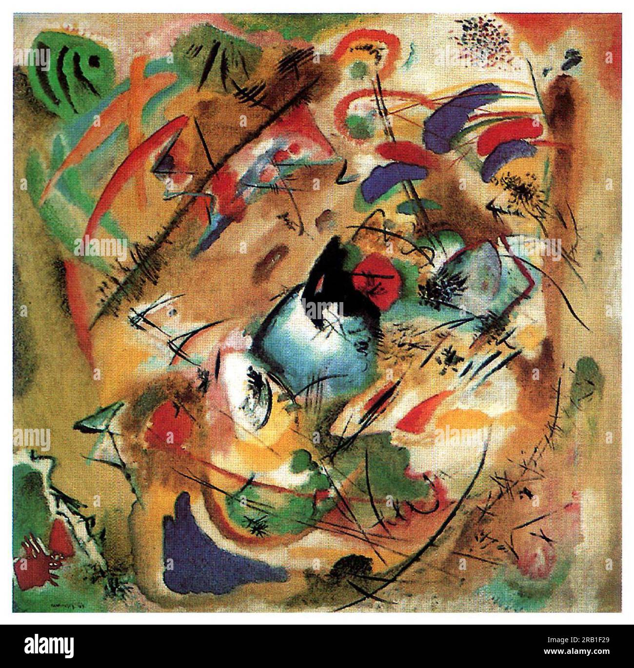 Improvisation (rêve) 1913 ; Munich / Monaco, Allemagne de Wassily Kandinsky Banque D'Images
