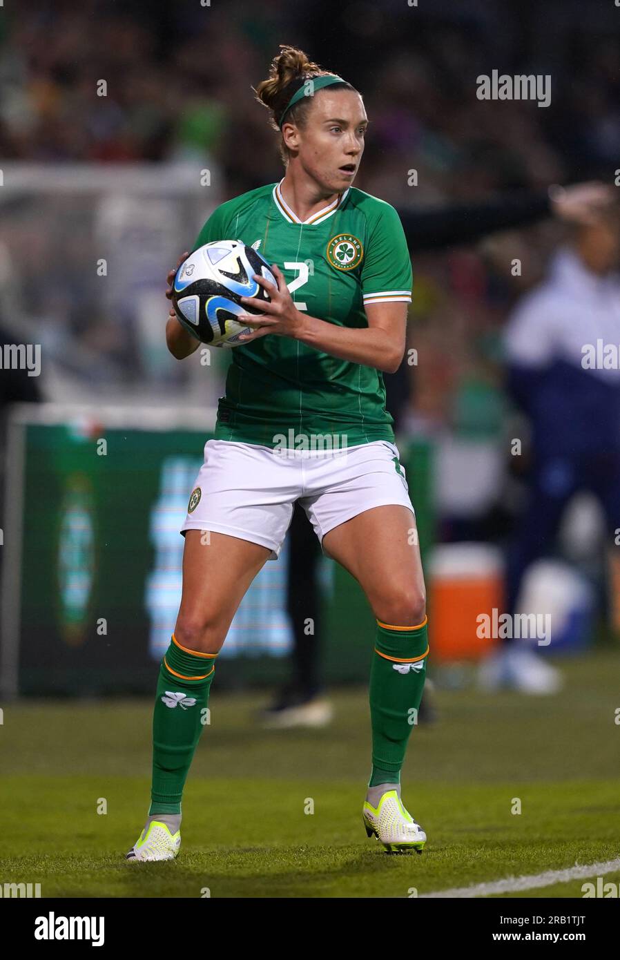 Claire O'Riordan, de la République d'Irlande, lors d'un match amical international au Tallaght Stadium, Dublin. Date de la photo : jeudi 6 juillet 2023. Banque D'Images