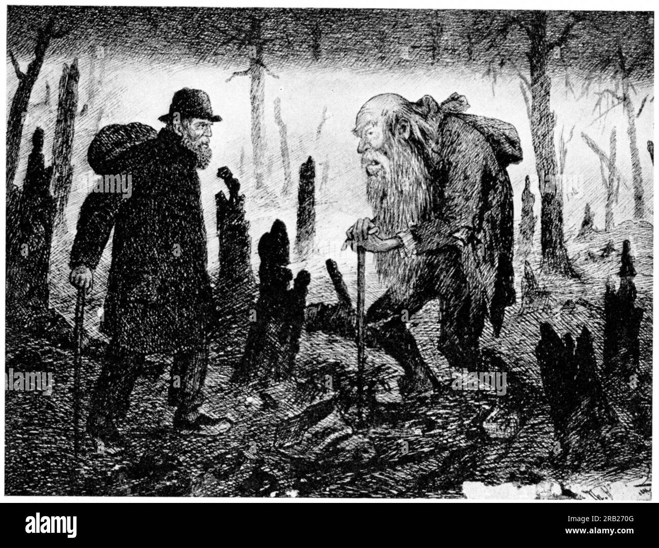 Peer Gynt 09 1890 par Theodor Severin Kittelsen Banque D'Images