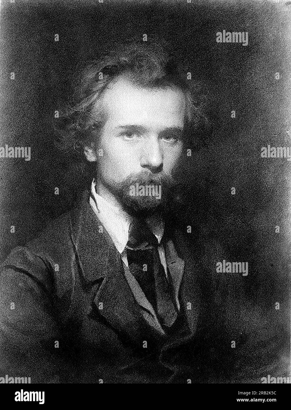 Portrait de l'artiste Pavel Petrovich Chistyakova 1860 par Ivan Kramskoy Banque D'Images