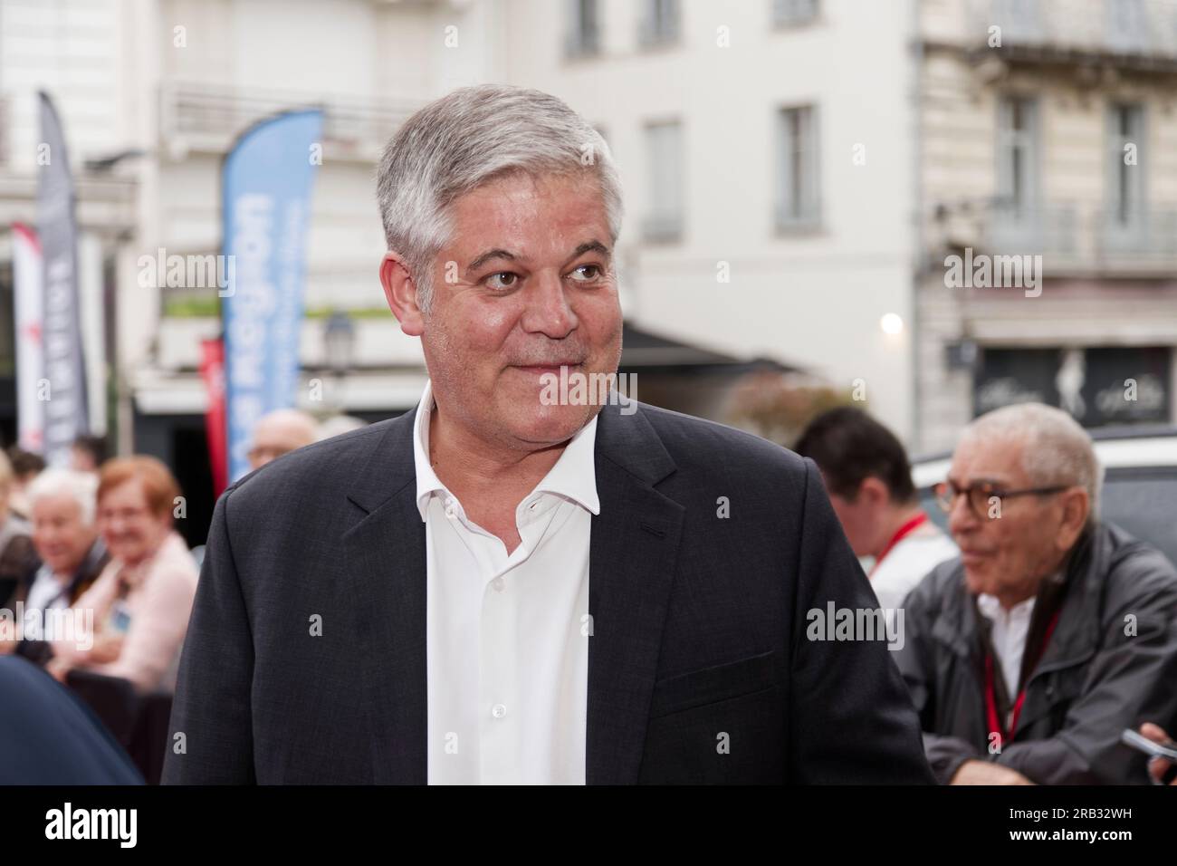 AIX-les-bains, 2023.9th juin 2023. Benoit Falconnier participe au Festival du film et de la gastronomie français à Aix-les-bains, France Banque D'Images