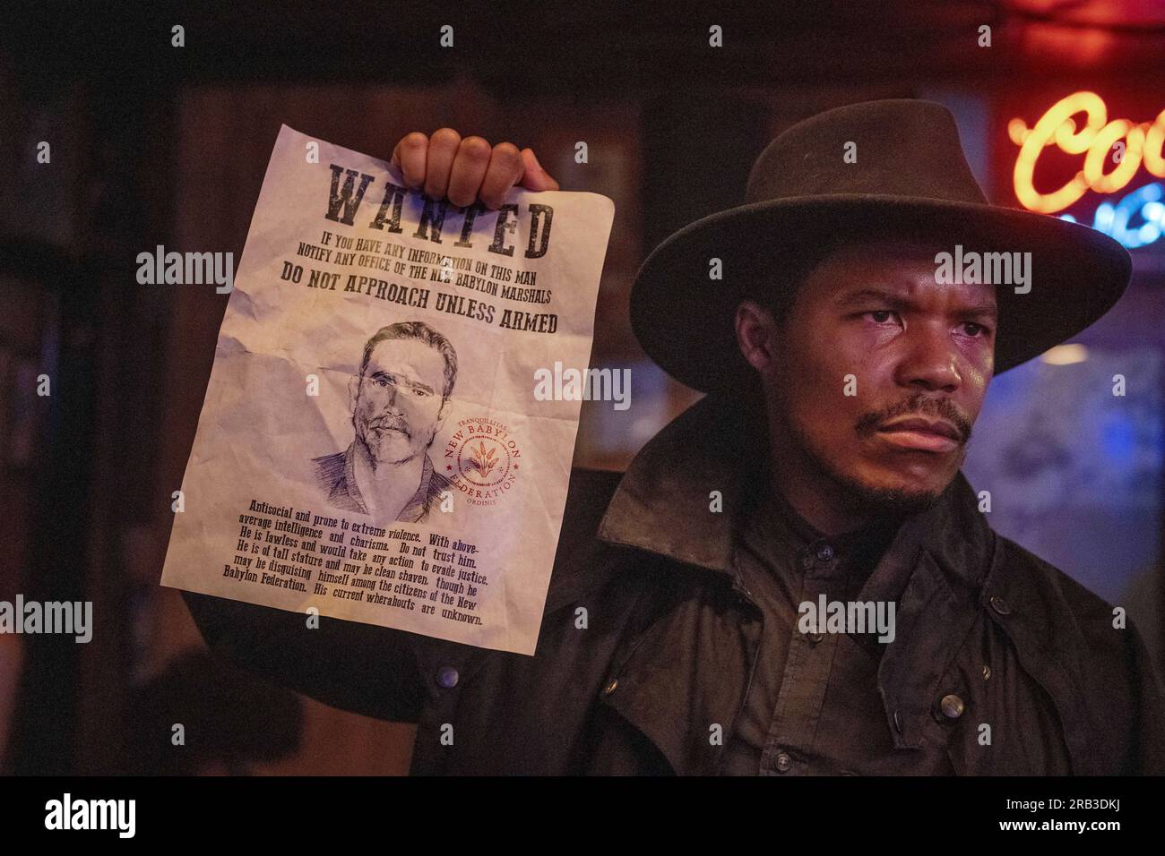 GAIUS CHARLES DANS THE WALKING DEAD : DEAD CITY (2023), RÉALISÉ PAR KEVIN DOWLING. Episode 1x1. Crédit : AMC Studios / Album Banque D'Images