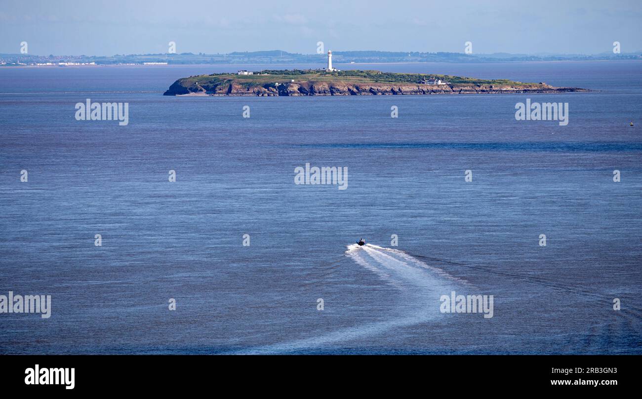 Flat Holm Island Banque D'Images