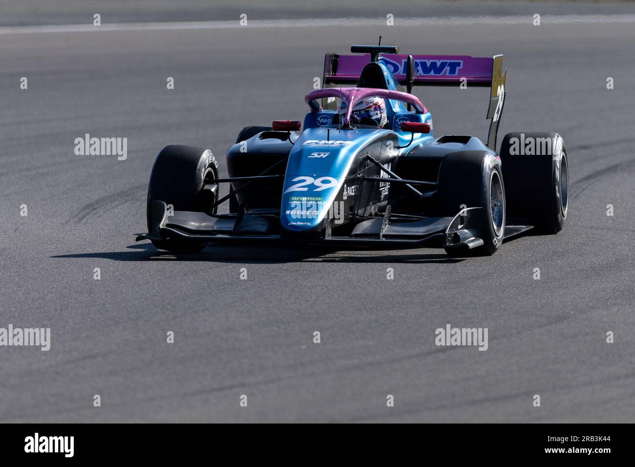 Sophia Florsch (DEU) lors de la manche d'essais de Formule 3 lors du GRAND PRIX DE GRANDE-BRETAGNE DE FORMULE 1 ARAMCO 2023 au circuit de Silverstone, Silverstone, Royaume-Uni, le 6 juillet 2023 Banque D'Images