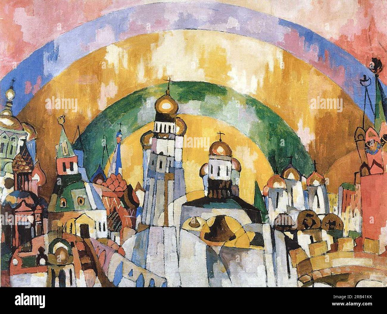 Nebozvon (Skybell) 1919 par Aristarkh Lentulov Banque D'Images