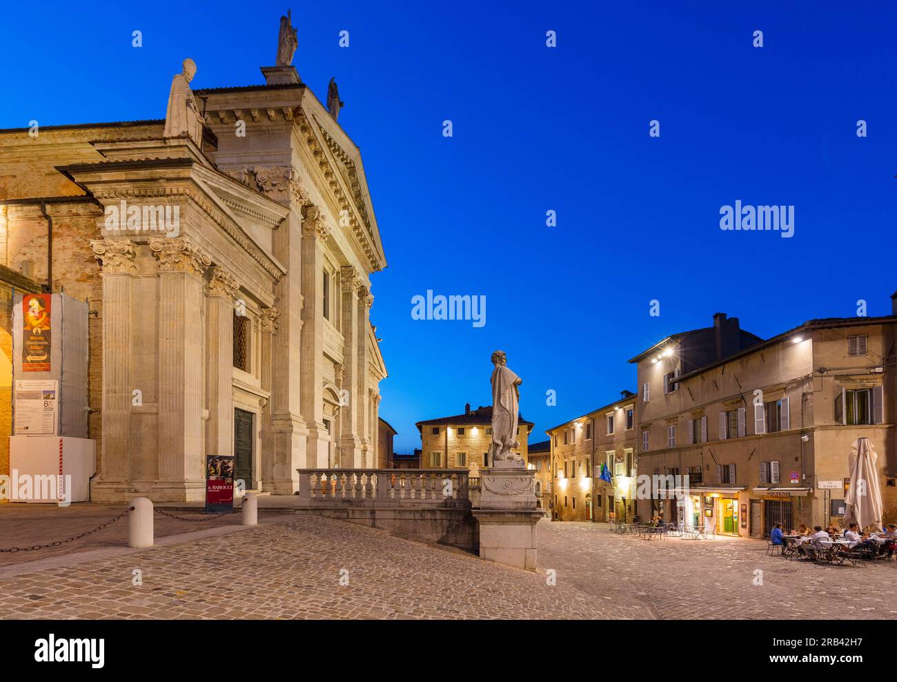 Urbino, Marches, Italie, Cathédrale de S. M. Assunta Banque D'Images