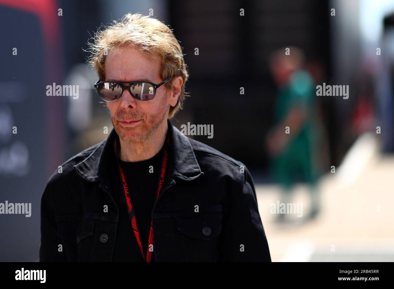Silverstone, Royaume-Uni. 07 juillet 2023. Jerry Bruckheimer (États-Unis) Producteur. Championnat du monde de Formule 1, Rd 11, Grand Prix de Grande-Bretagne, vendredi 7 juillet 2023. Silverstone, Angleterre. Crédit : James Moy/Alamy Live News Banque D'Images