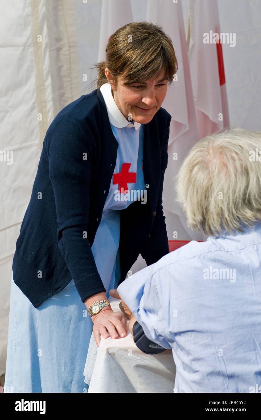 Jour du rein, la Croix-Rouge italienne, Milan, Italie Banque D'Images