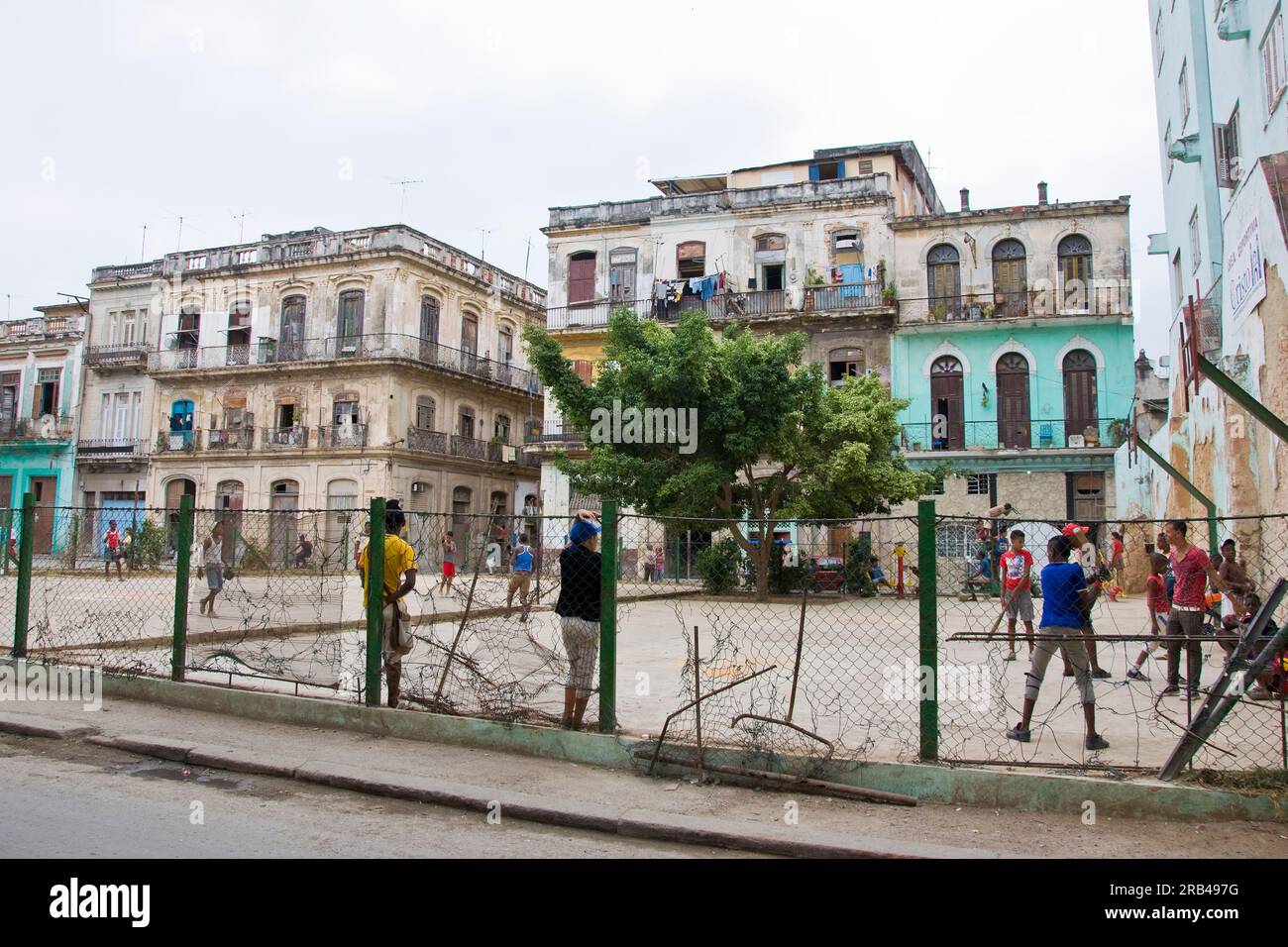 Cuba, La Havane, vieille ville Banque D'Images