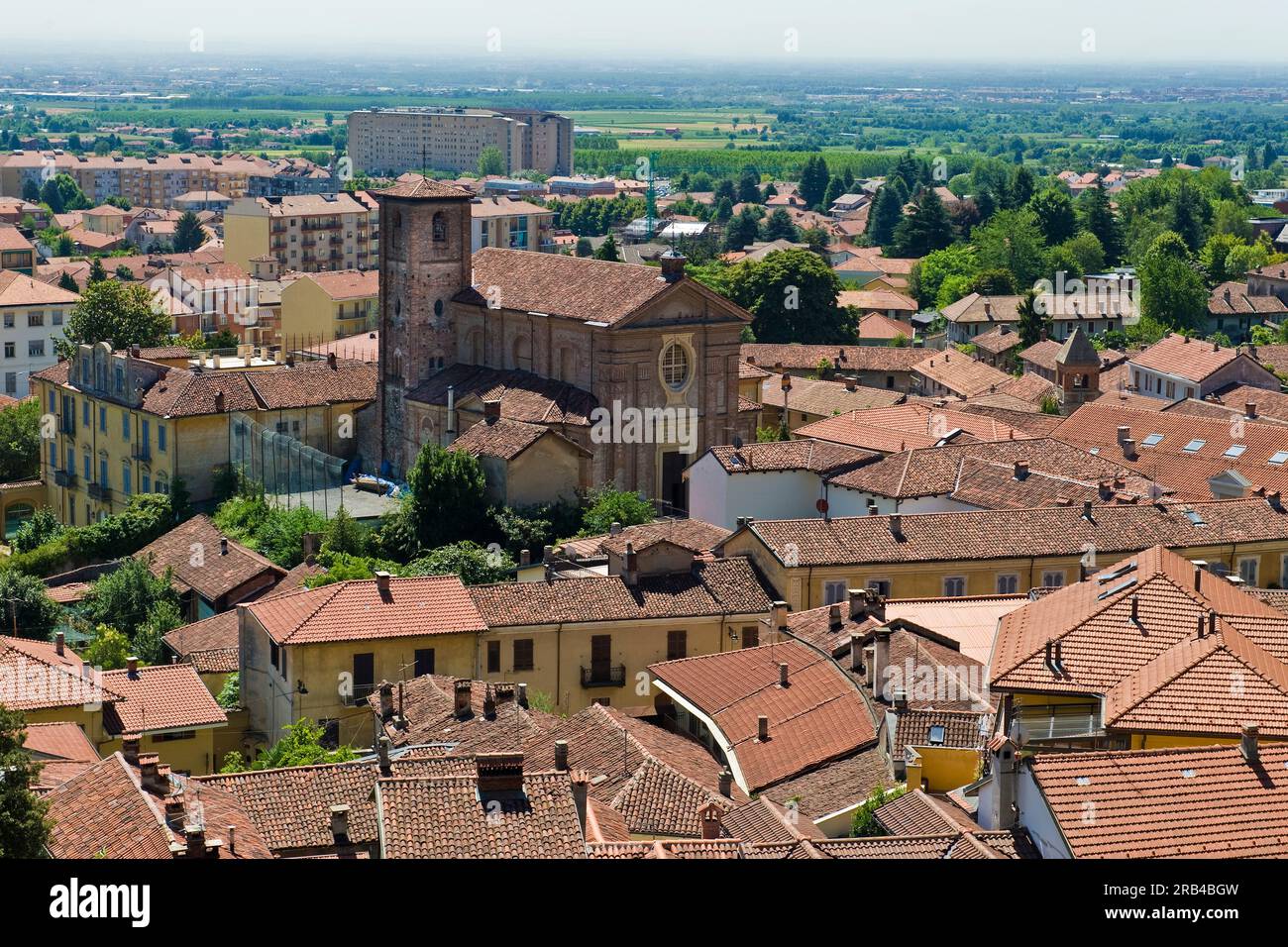 L'Italie, Piémont, Rivoli, paysage Banque D'Images