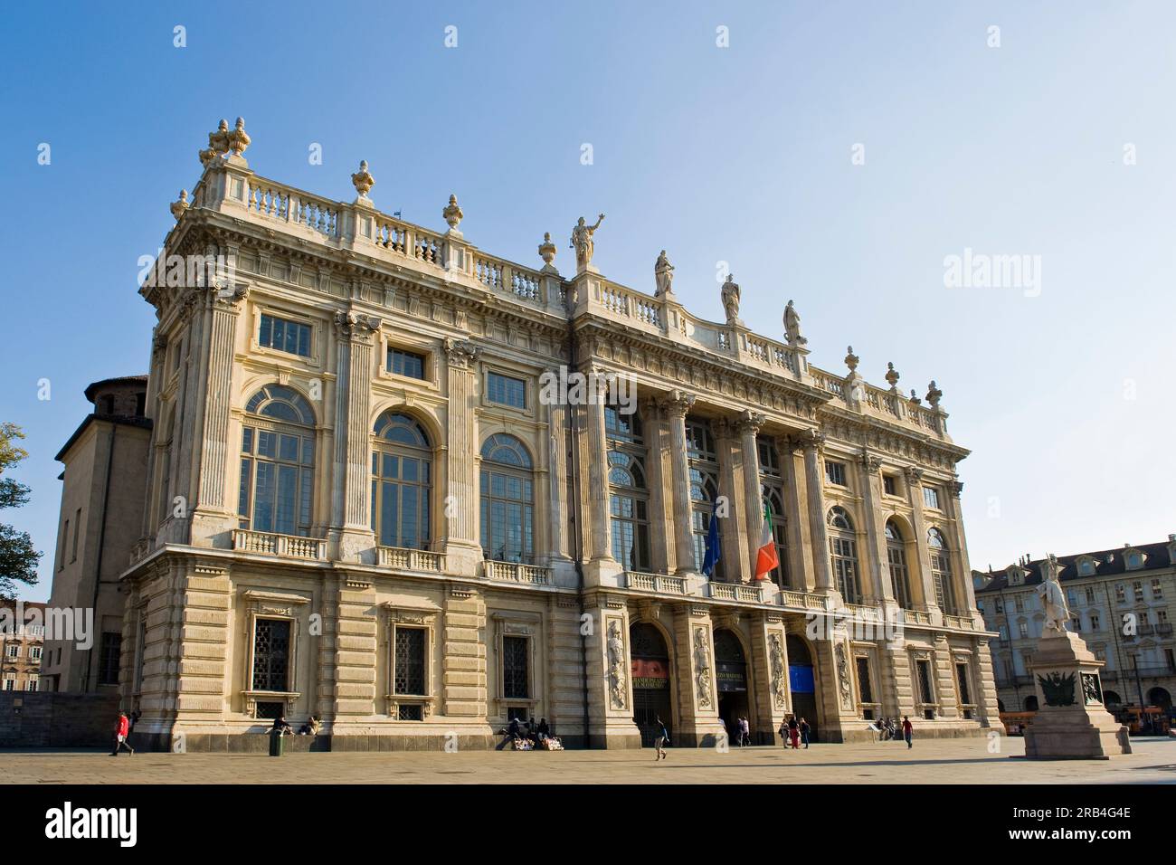 Palazzo madama et casaforte degli acaja, turin, piémont, italie Banque D'Images