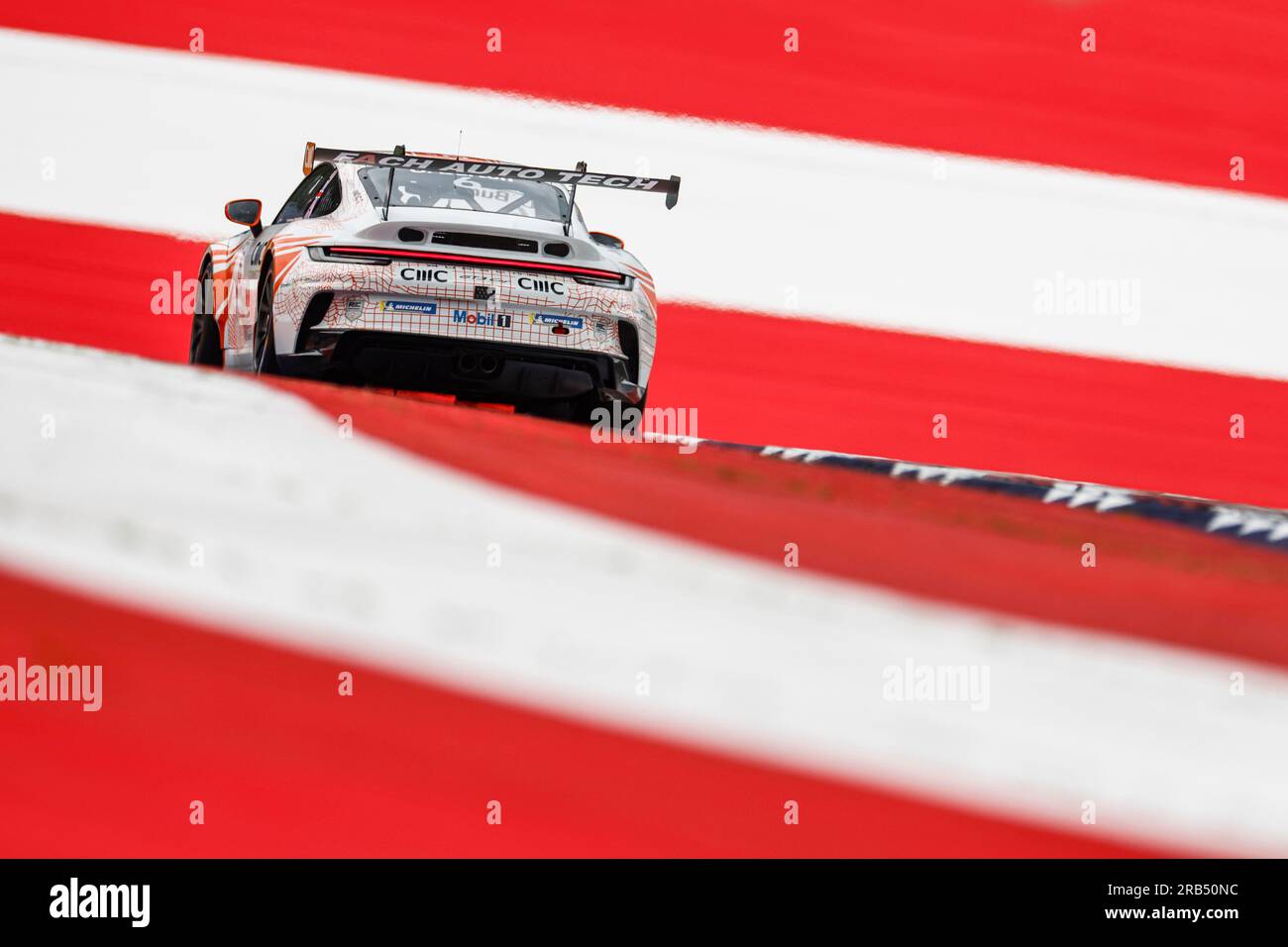 #6 Gustav Burton (Royaume-Uni, Fach Auto Tech), Porsche Mobil 1 Supercup au Red Bull Ring le 30 juin 2023 à Spielberg, Autriche. (Photo de HIGH TWO) Banque D'Images