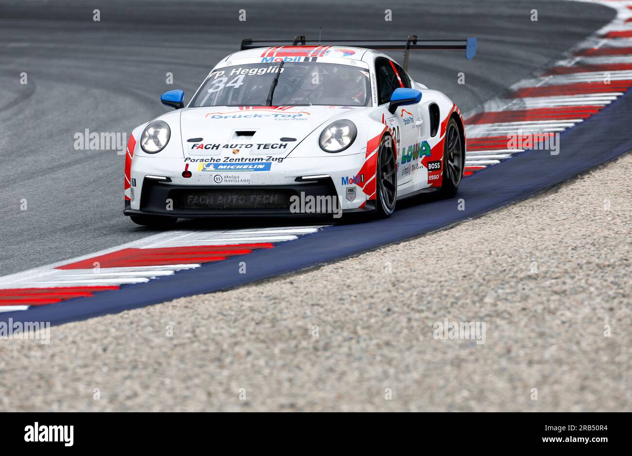 #34 Peter Hegglin (CH, Fach Auto Tech), Porsche Mobil 1 Supercup au Red Bull Ring le 30 juin 2023 à Spielberg, Autriche. (Photo de HIGH TWO) Banque D'Images