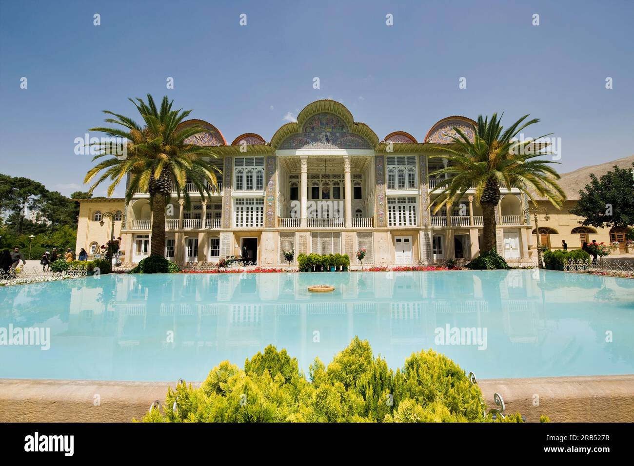 Iran. Shiraz. Eram et jardin Nerejestan Banque D'Images