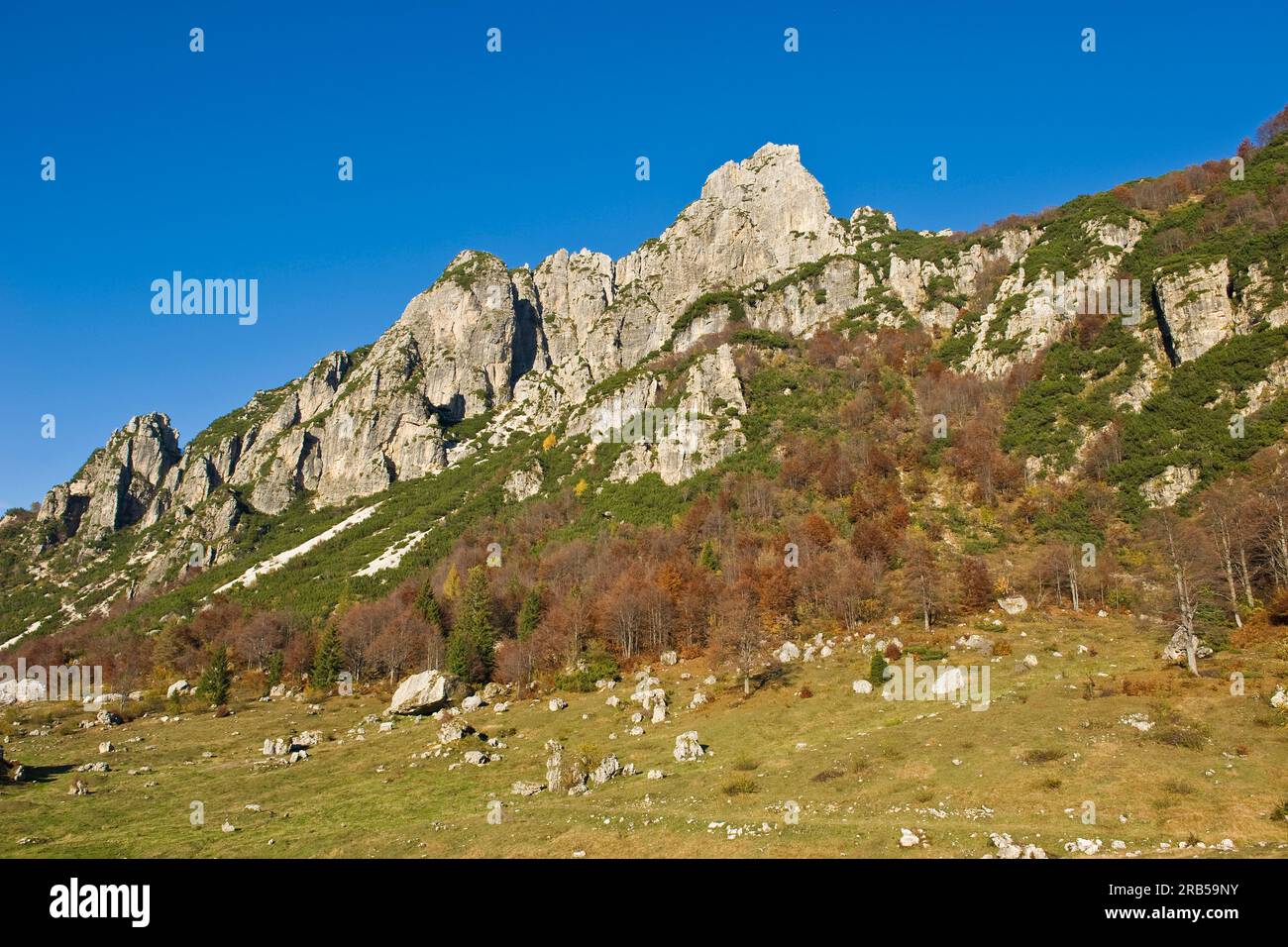 Col de Campogrosso. Italie Banque D'Images