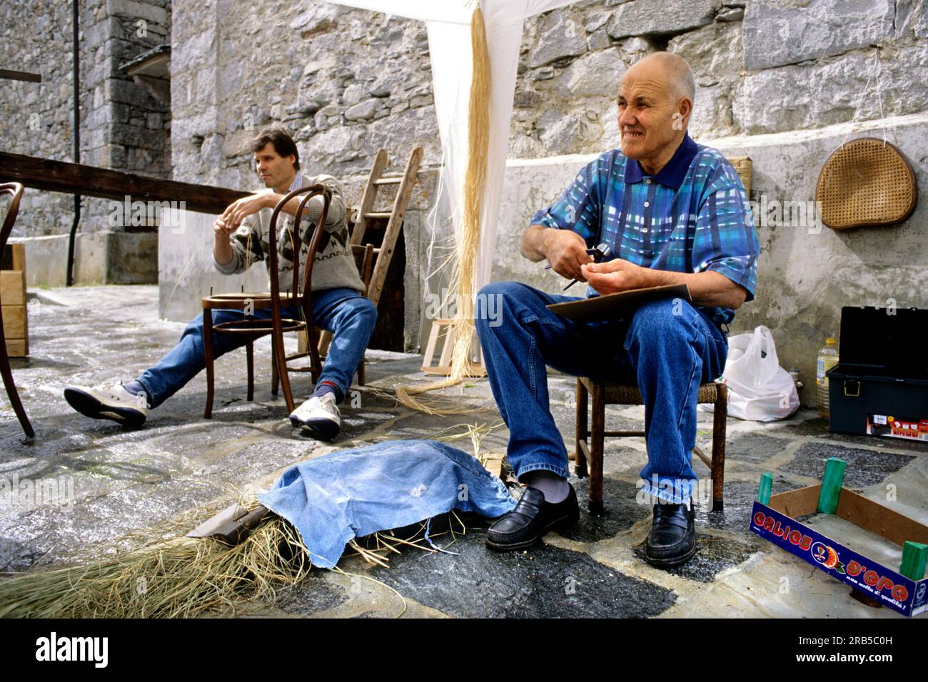 Macugnaga. Piedmont. Italie Banque D'Images