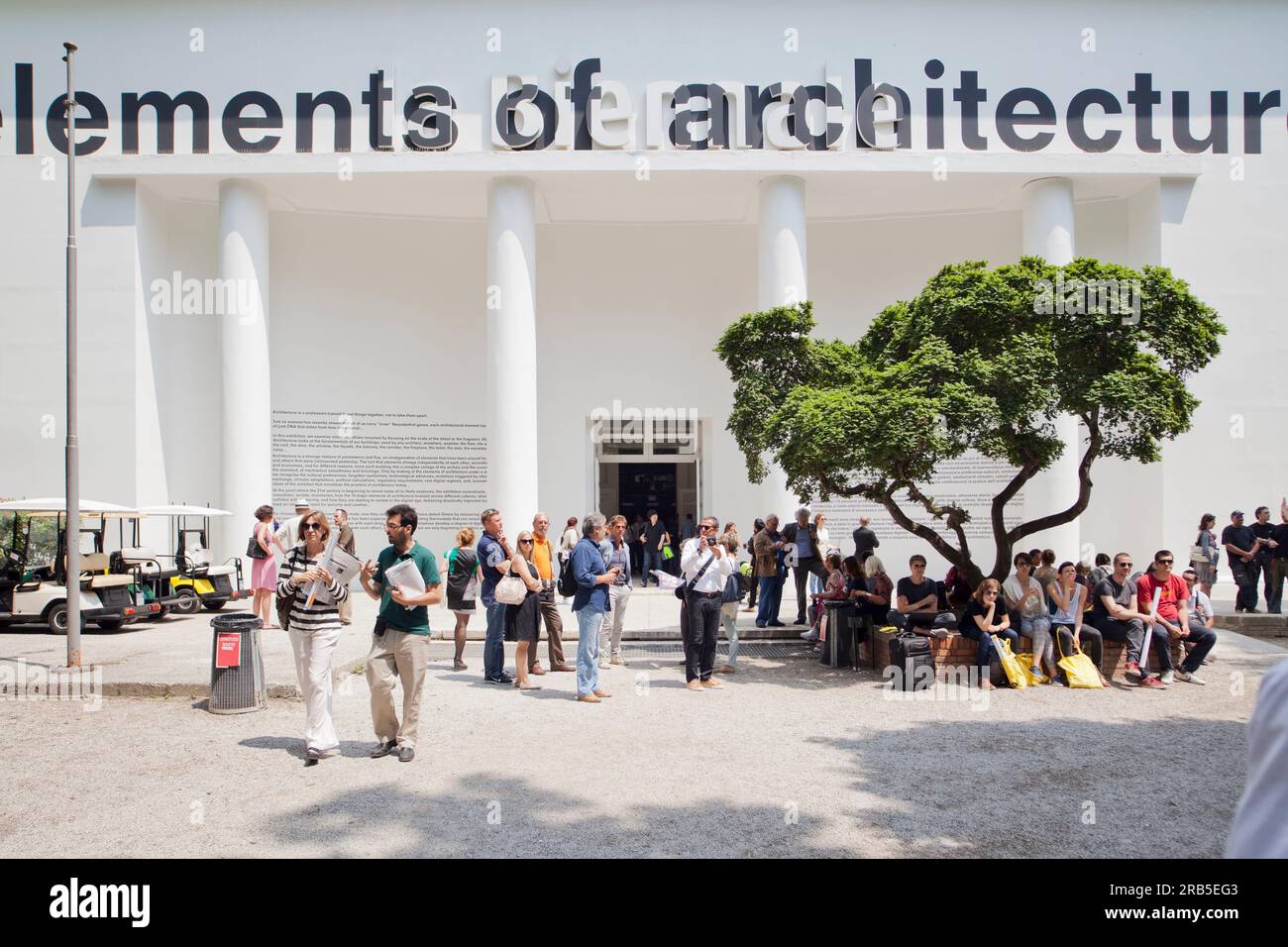 Giardini, Biennale d'architecture, Venise, Vénétie, Italie Banque D'Images