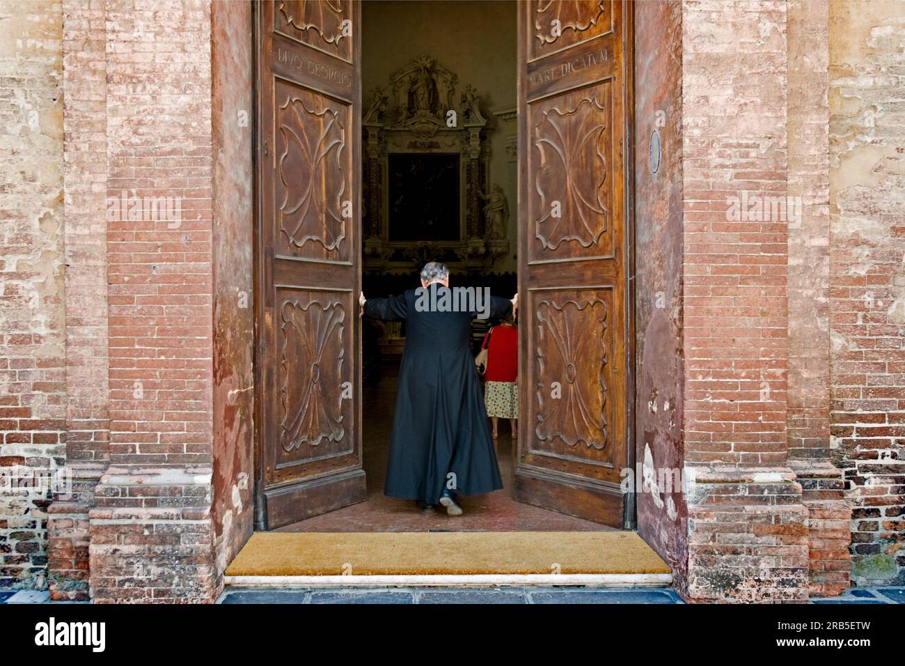 Église St Giorgio. Sassuolo. Emilia Romagna. Italie Banque D'Images