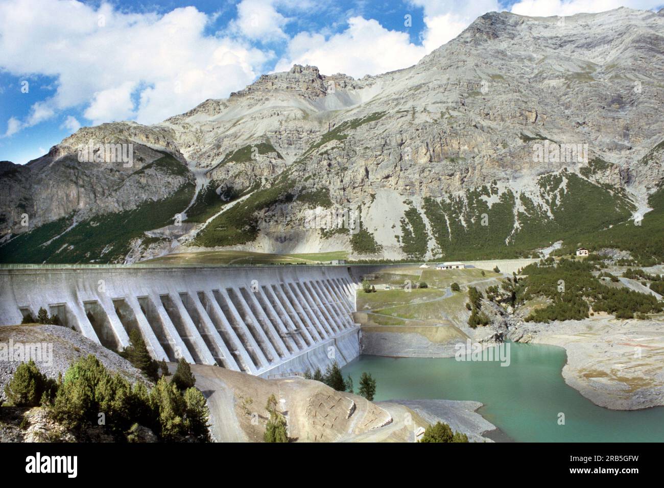 Dighe Di Cancano. Fraele Valley. Valdidentro. Lombardia. Italie Banque D'Images