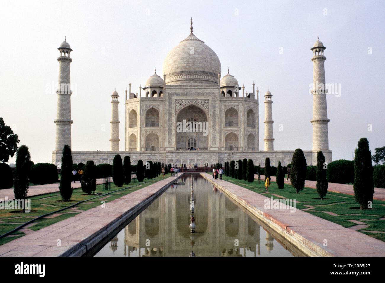 Taj Mahal. Agra. Uttar Pradesh. Inde. Asie Banque D'Images