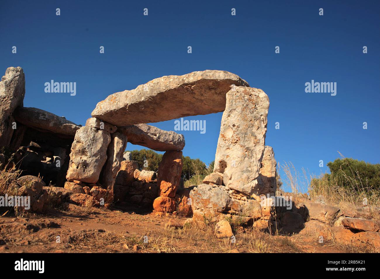 Torre d'en Galmés, Minorque, Îles Baléares, Espagne Banque D'Images