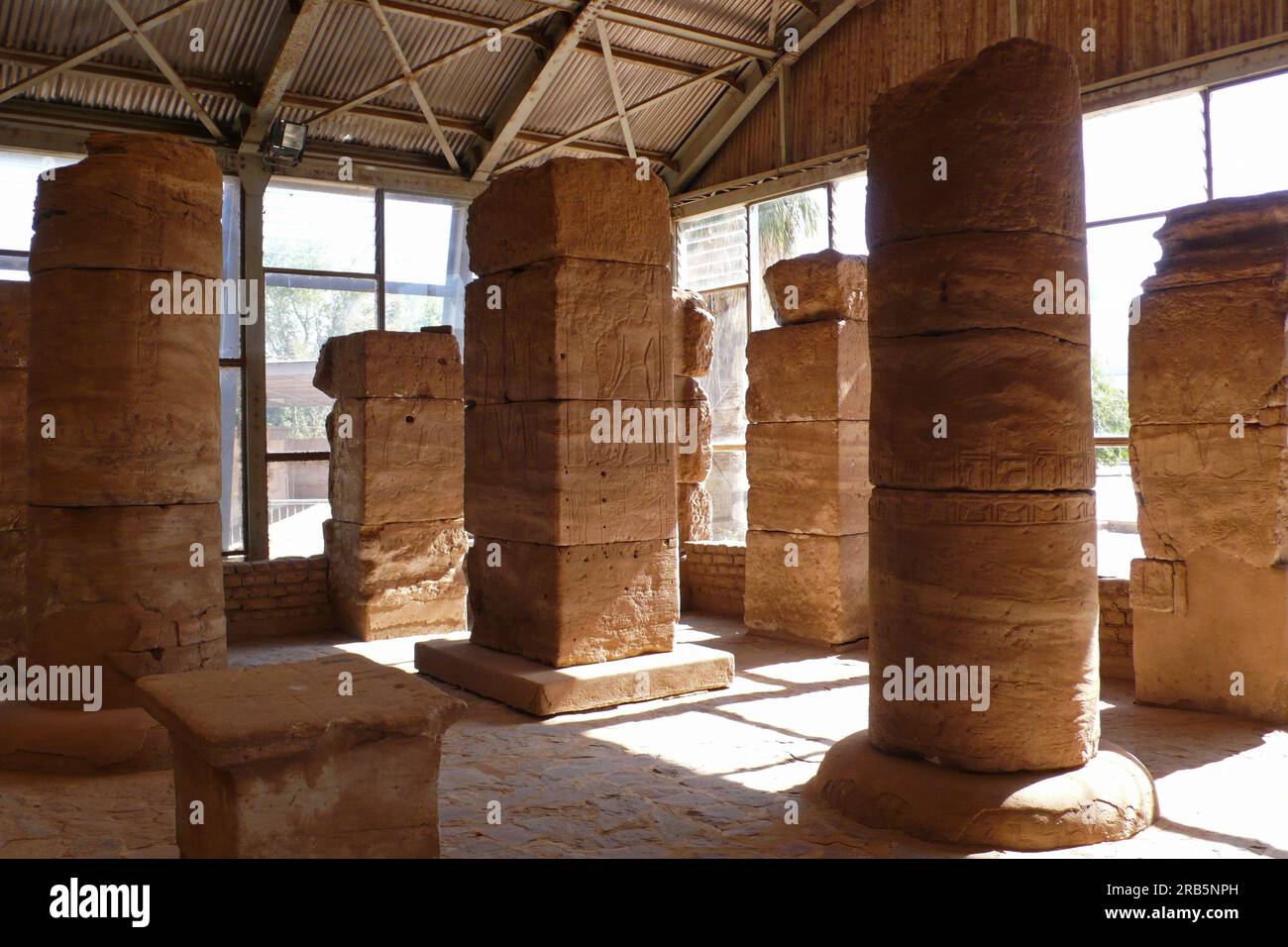 Musée archéologique à Khatoum. Nubia. Soudan. Afrique du Nord Banque D'Images