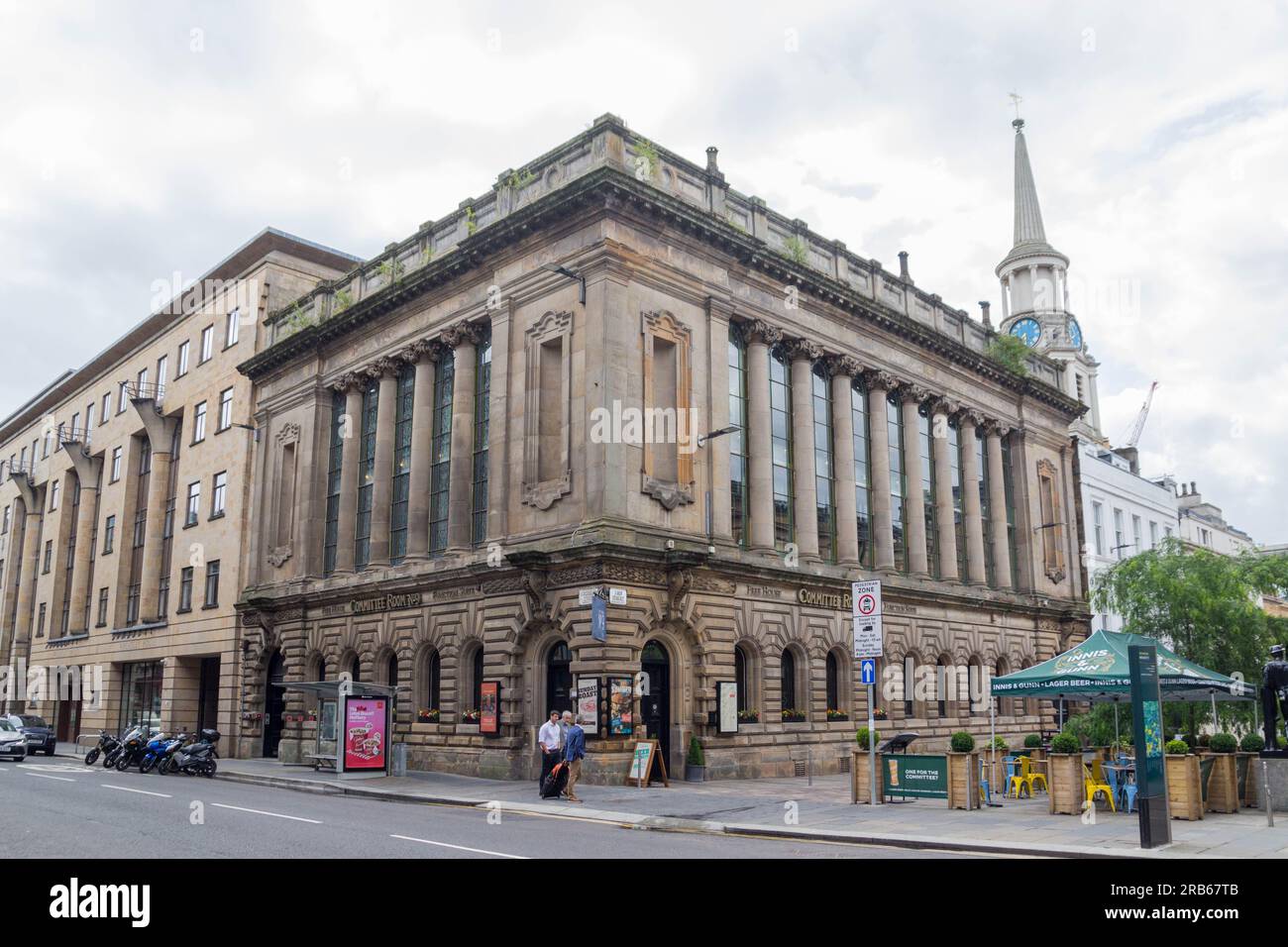 Committee Rooms No.9 Function Suite à John Street Glasgow, Écosse utilisé comme un pub célèbre Banque D'Images