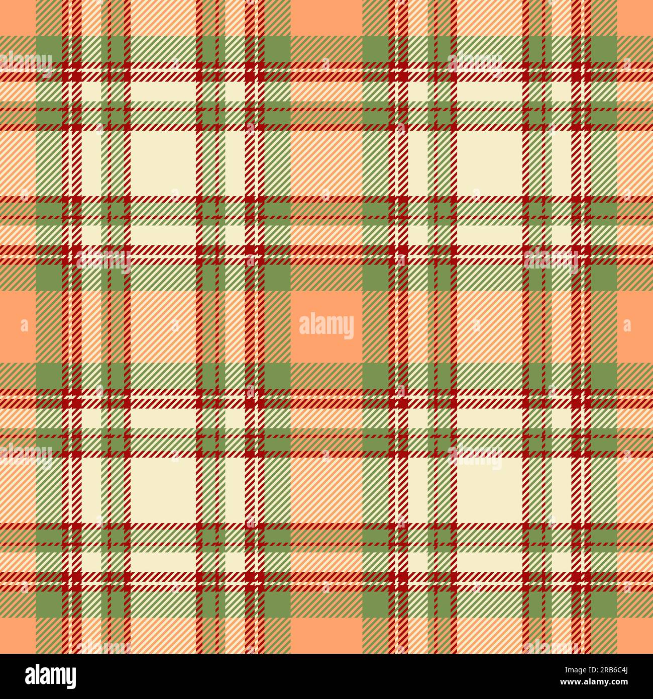 Vecteur de tissu textile de texture tartan de fond avec un plaid à carreaux de motif sans couture dans des couleurs claires et vertes. Illustration de Vecteur