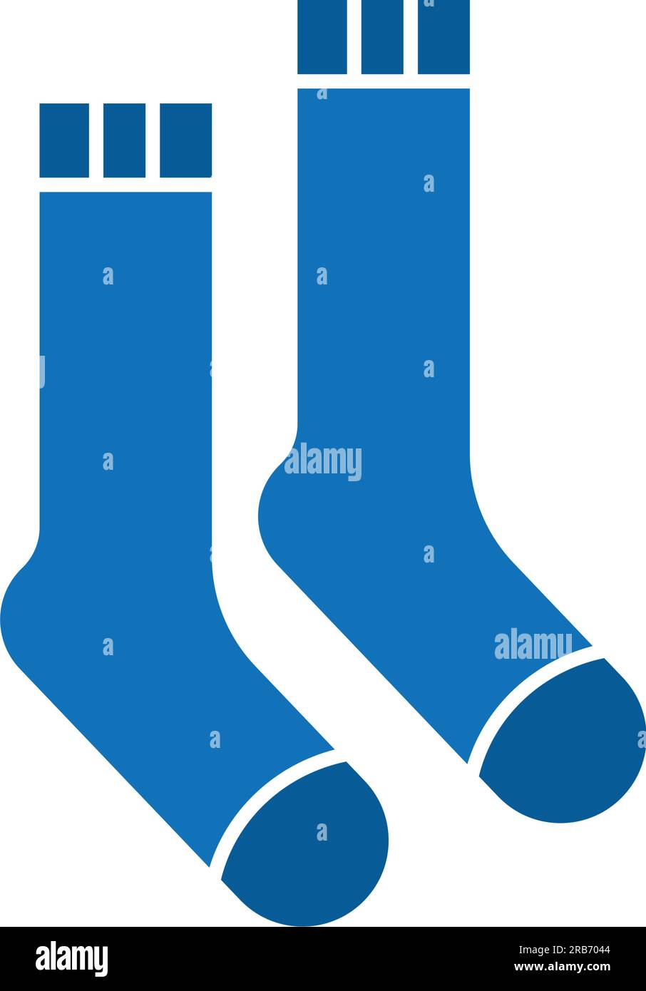 Illustration de modèle de conception clipart icône chaussettes isolée Image  Vectorielle Stock - Alamy