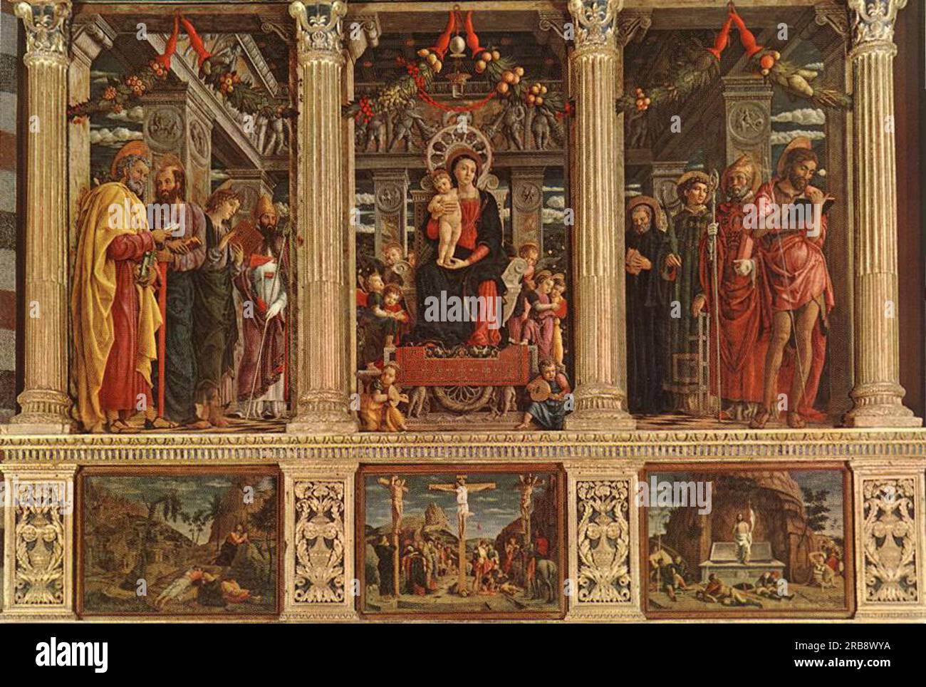 Retable de san zeno Banque de photographies et d’images à haute ...