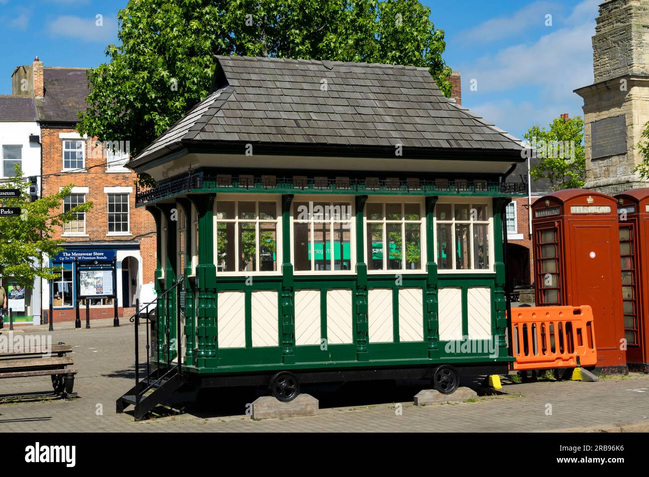 Old Cabmens Shelter Market place, Ripon City, North Yorkshire, Angleterre, Royaume-Uni Banque D'Images