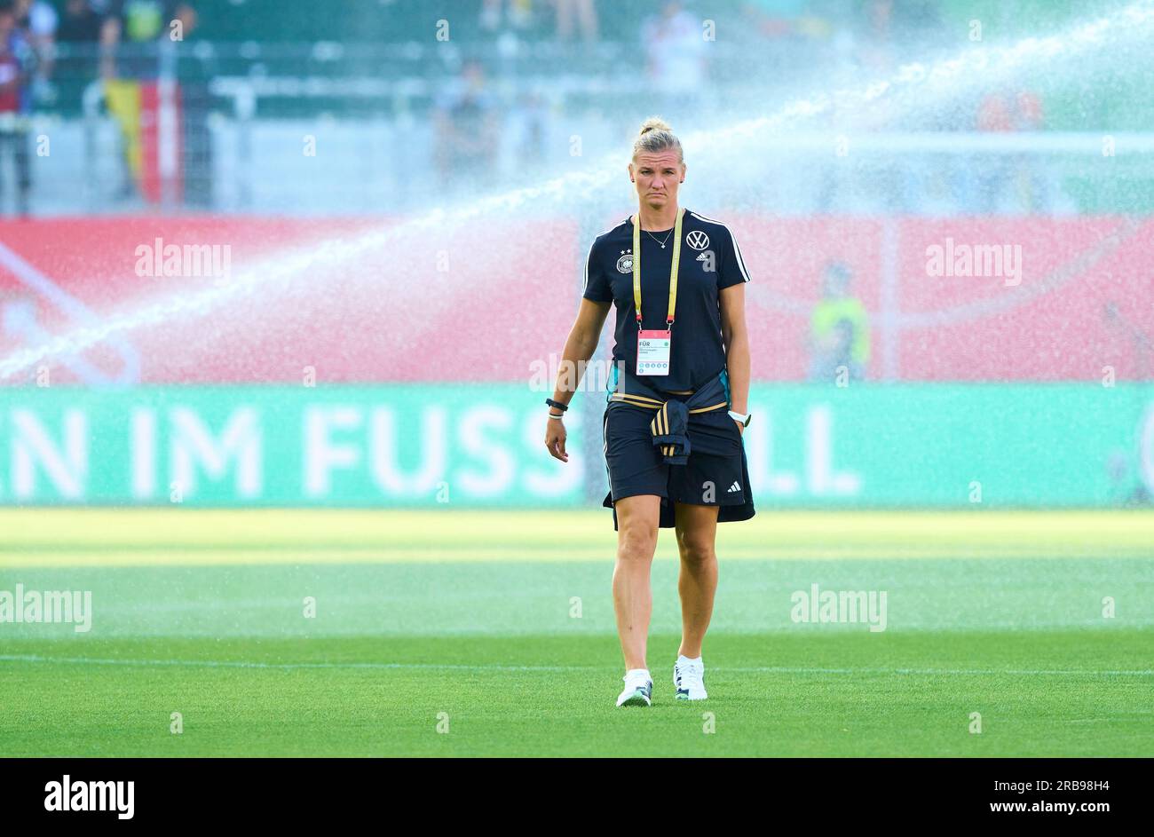 Alexandra Popp, DFB Frauen 11 dans le match féminin amical DFB ALLEMAGNE - SAMBIA 2-3 préparation pour les Championnats du monde WM 2023 en Australie, Nouvelle-Zélande, saison 2023/2024, le 07 juillet 2023 à Fürth, Allemagne. © Peter Schatz / Alamy Live News Banque D'Images