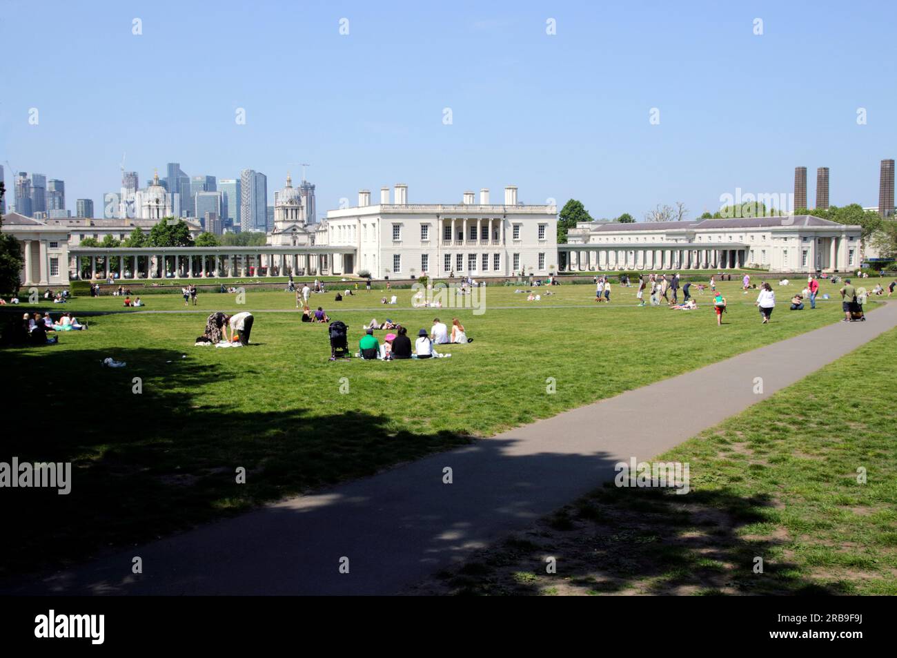 National Maritime Museum Greenwich Londres été 2023 Banque D'Images