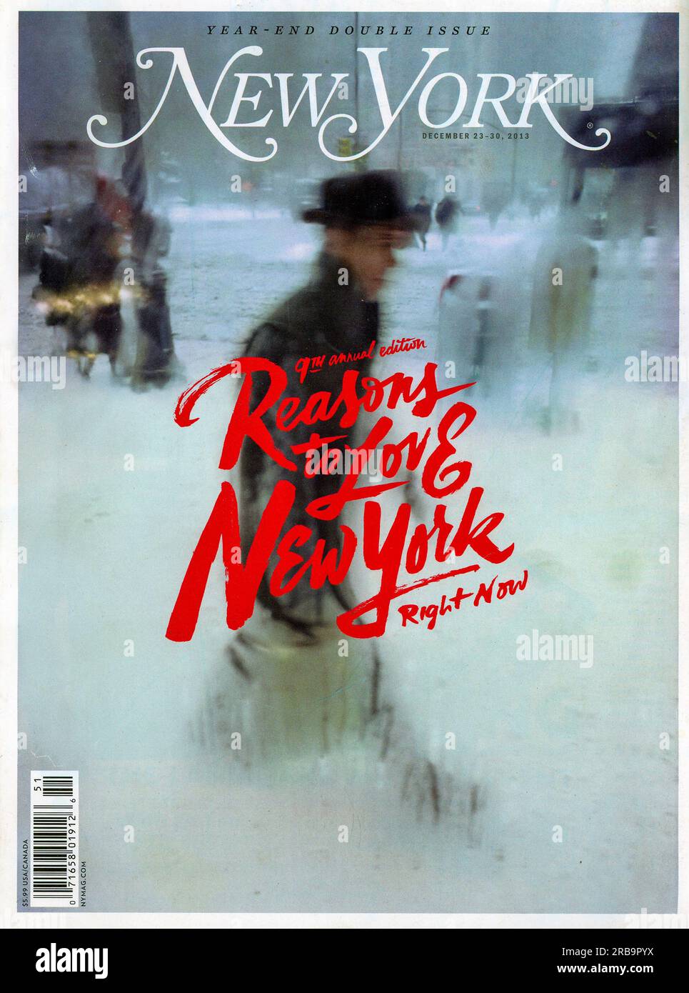 Couverture du numéro 23-30 2013 de New York Magazine, États-Unis Banque D'Images