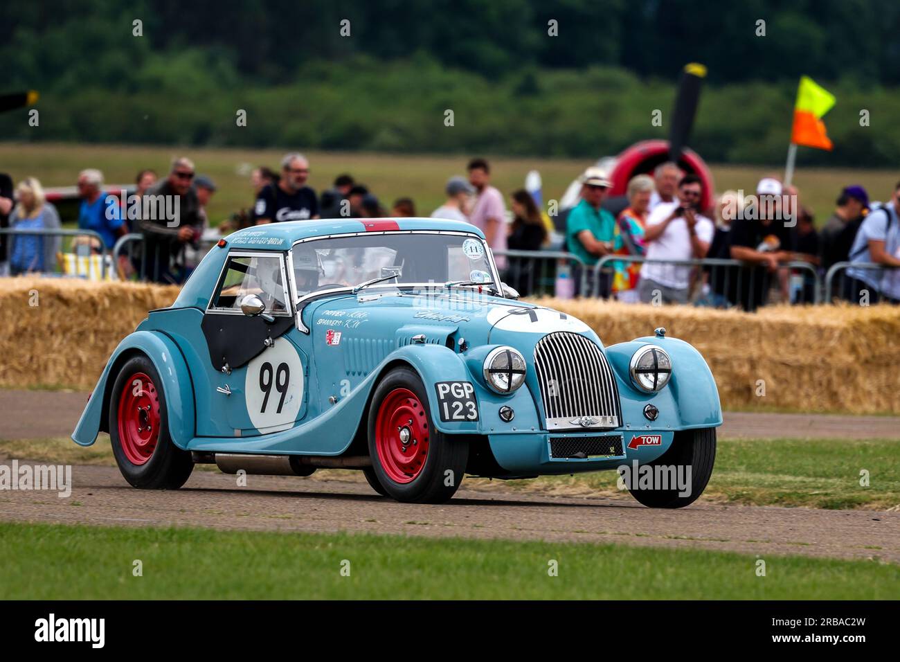 1954 Morgan plus 4, au Bicester Heritage Flywheel 2023. Banque D'Images