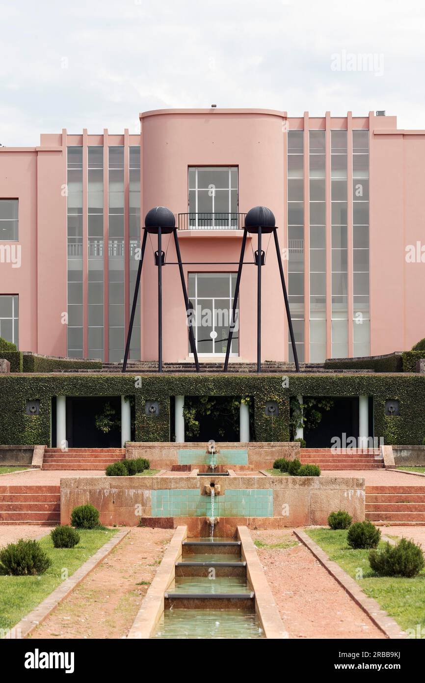 Casa de Serralves, villa de style Art Déco, parc Serralves, architecte Jose marques da Silva, Porto, Portugal Banque D'Images