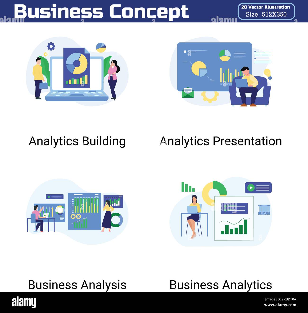 Business Concept illustration Illustration de Vecteur