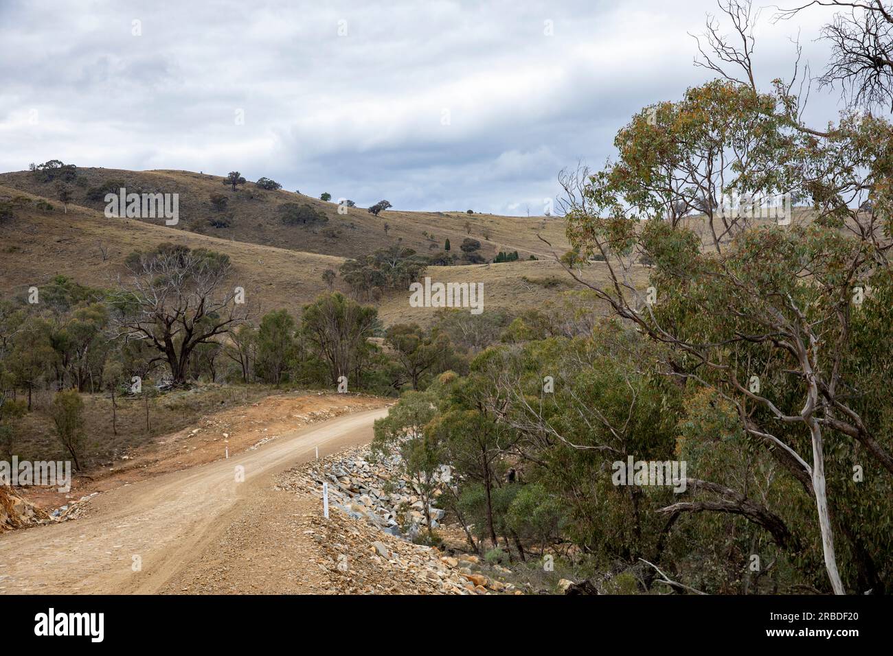 Bridle Track NSW, randonnée historique et hippodrome entre Bathurst et Hill End pendant le boom des mines d'or australiennes, Nouvelle-Galles du Sud, Australie Banque D'Images