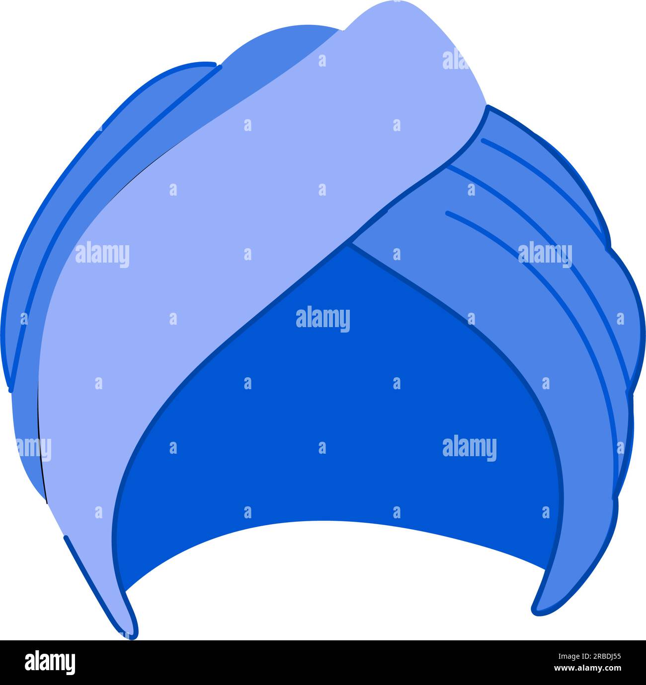 inde turban illustration vectorielle de dessin animé indien Illustration de Vecteur