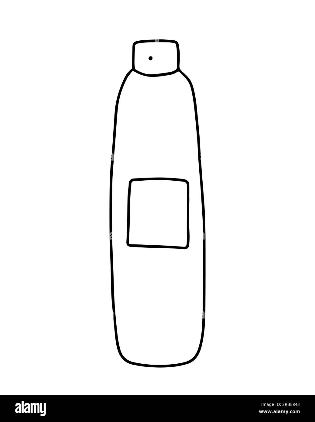 Illustration de laque capillaire vectorielle Doodle Illustration de Vecteur