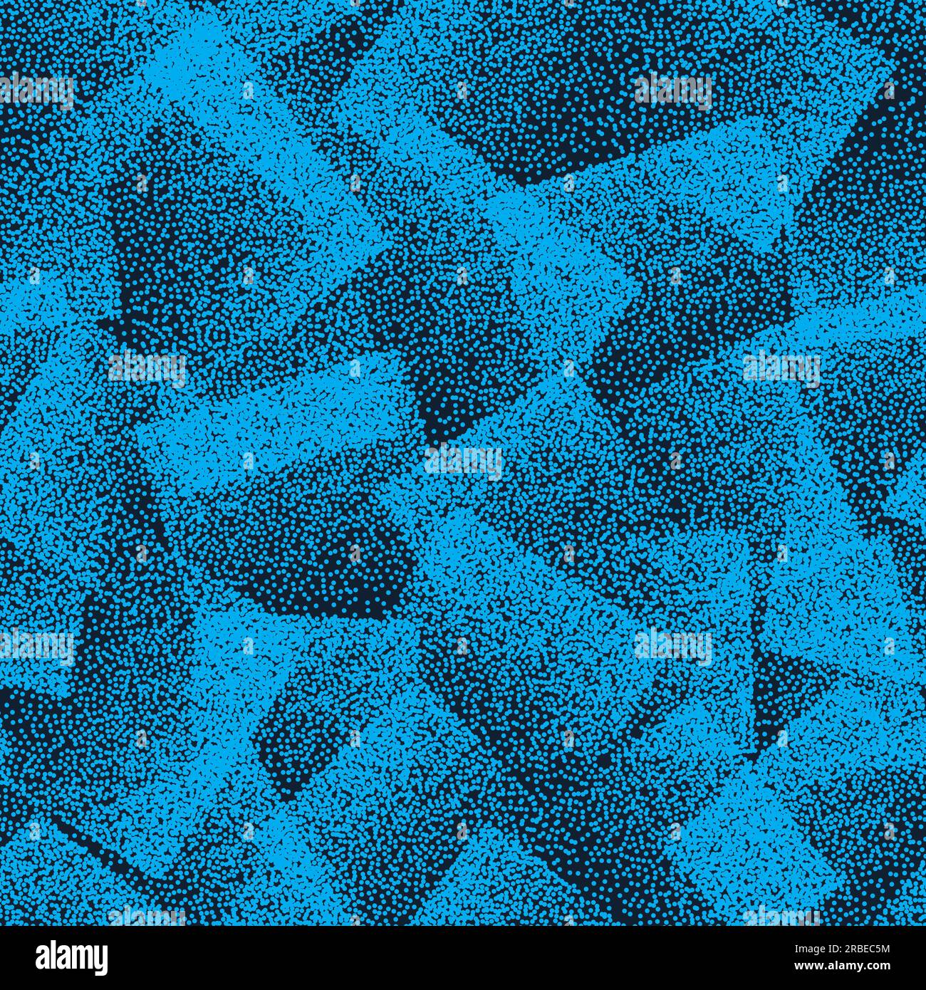 Motif Seamless abstrait texturé bleu pointillé pour textile Illustration de Vecteur