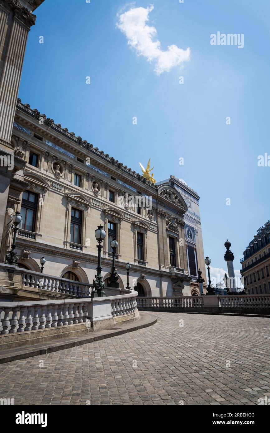 Palais Garnier Garnier Palace), également connu sous le nom Opéra Garnier, Opéra Garnier), dans le 9e arrondissen, Paris, France Banque D'Images